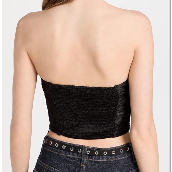 ASTR Elegant Black Strapless Top Size M - Picture 2 of 7